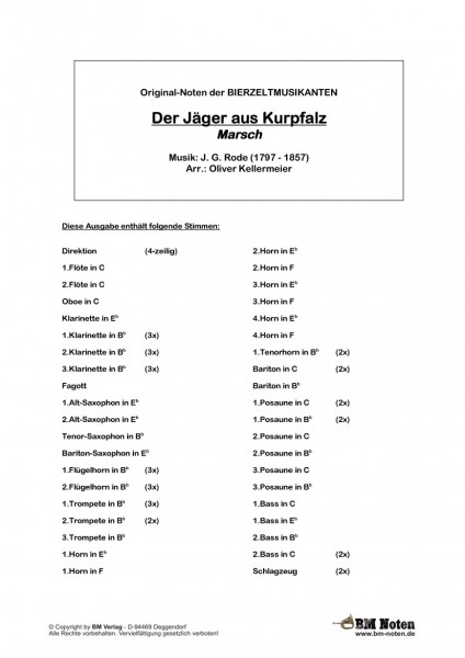 Der Jäger aus Kurpfalz