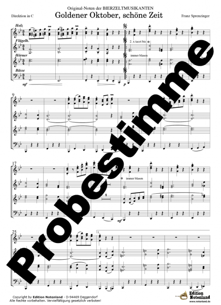 Goldener Oktober, schöne Zeit