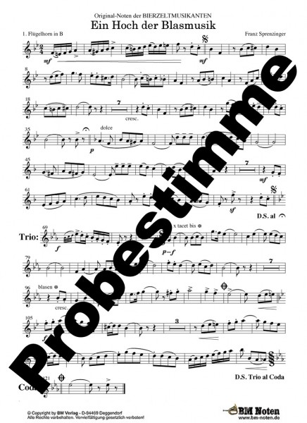 Ein Hoch der Blasmusik