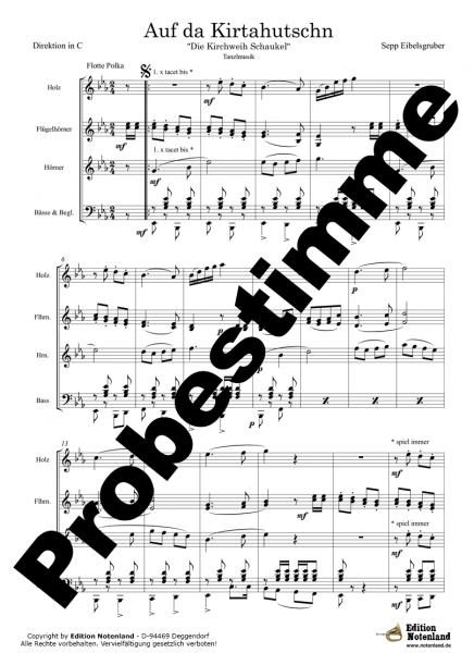 Auf da Kirtahutschn - Tanzlmusik