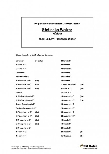 Stetinska-Walzer