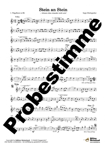 Stein an Stein - Blasmusik