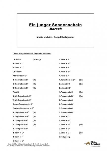 Ein junger Sonnenschein
